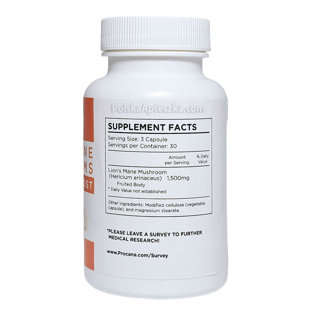 Lion's Mane Mushrooms 90 capsules