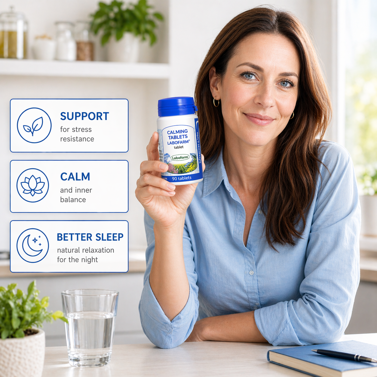 Labofarm Calming Tablets 90 tablets - Tabletki Uspokajajace Lifestyle
