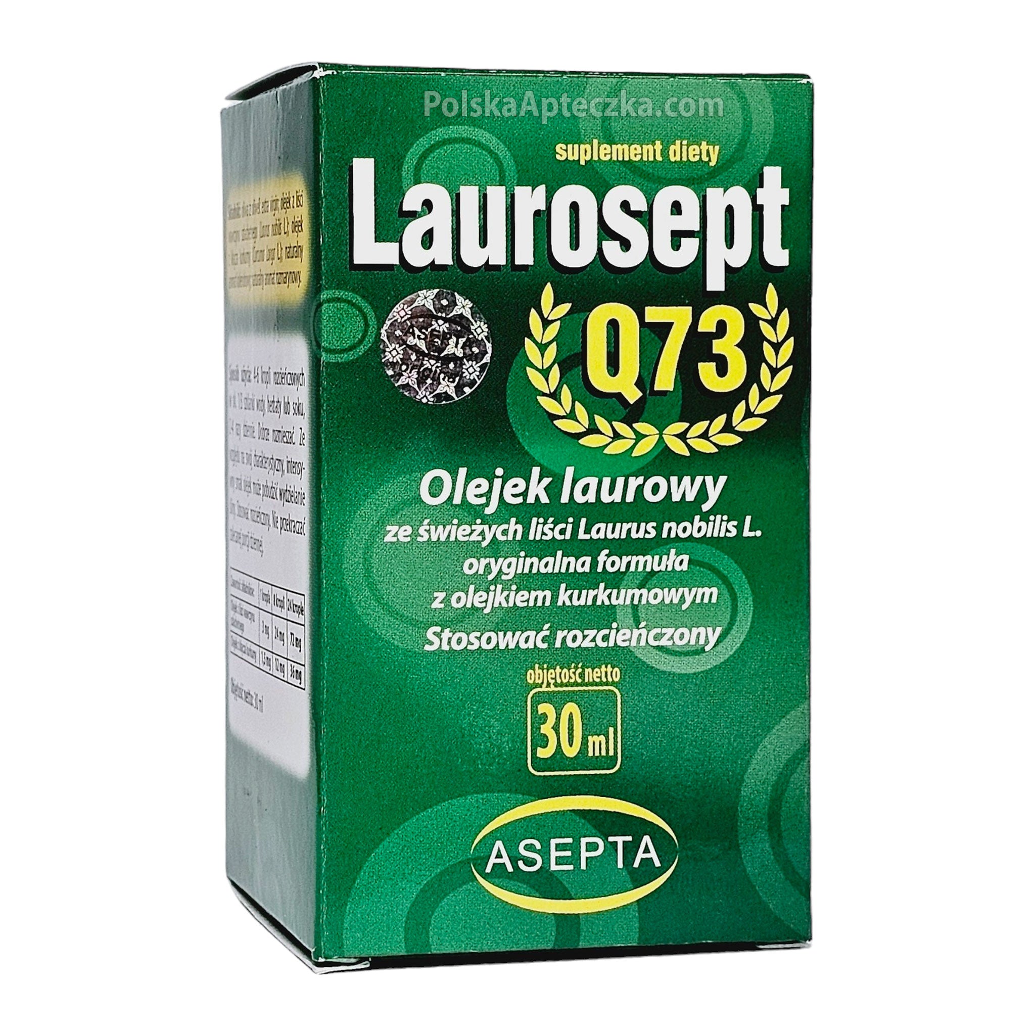 Laurosept Q73 Laurel Oil with Turmeric Oil 30ml