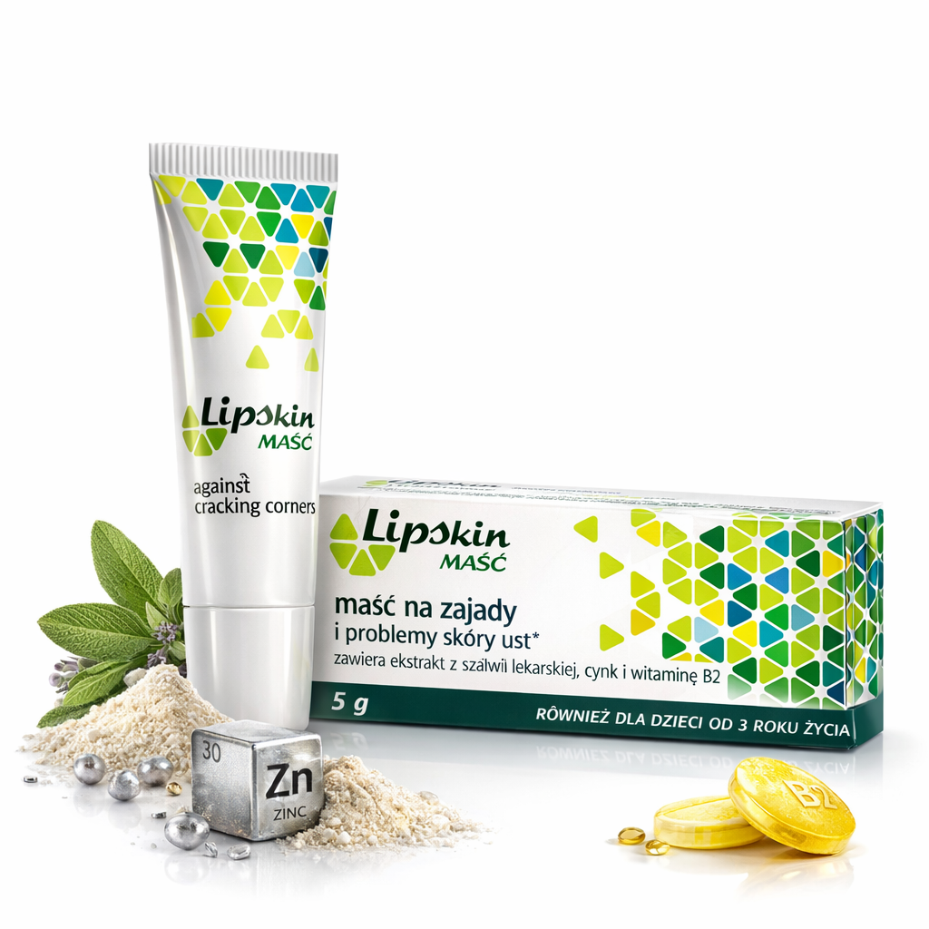 Lipskin Ointment for Cracked Mouth Corners 5 g