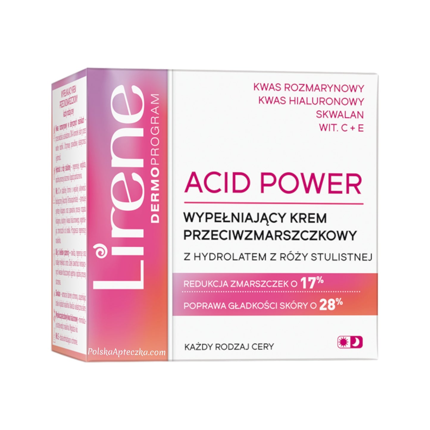 Lirene, Acid Power Wypełniający krem przeciwzmarszczkowy 50ml