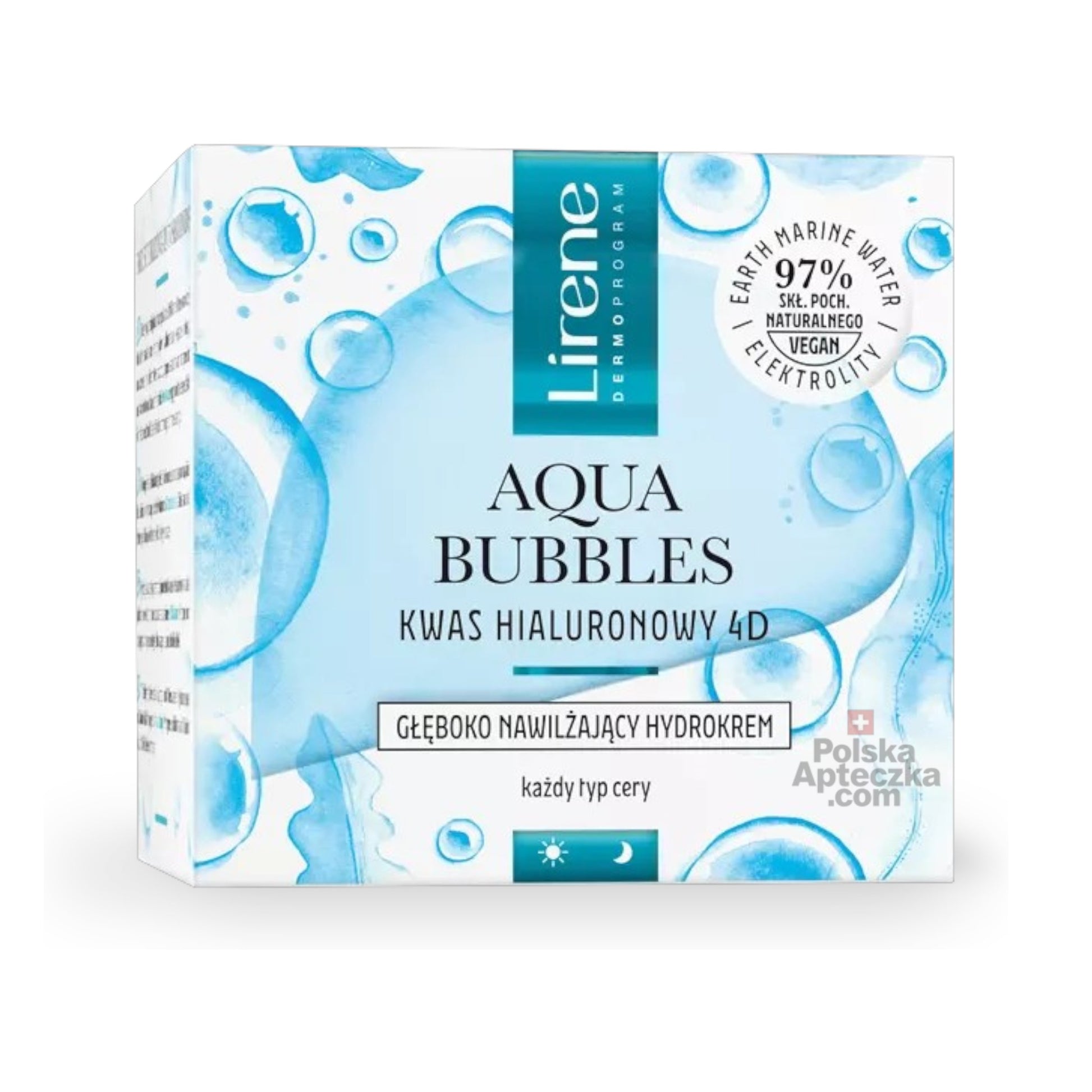 Lirene Aqua Bubbles Hyaluronic Acid 4D Moisturizing Hydro Cream