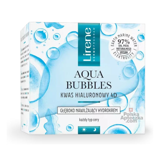 Lirene Aqua Bubbles Hyaluronic Acid 4D Moisturizing Hydro Cream