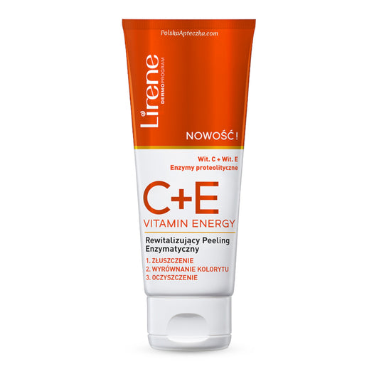 Lirene, C+E Vitamin Energy Rewitalizujący Peeling Enzymatyczny 75ml