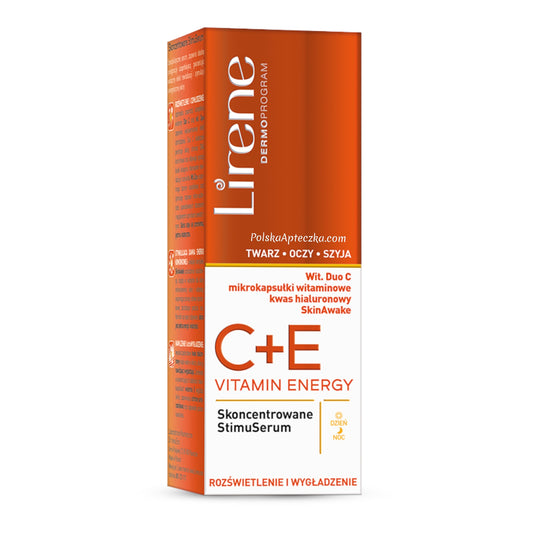 Lirene, C + E Vitamin Energy Skoncentrowane Stimuserum na dzien i noc 30ml