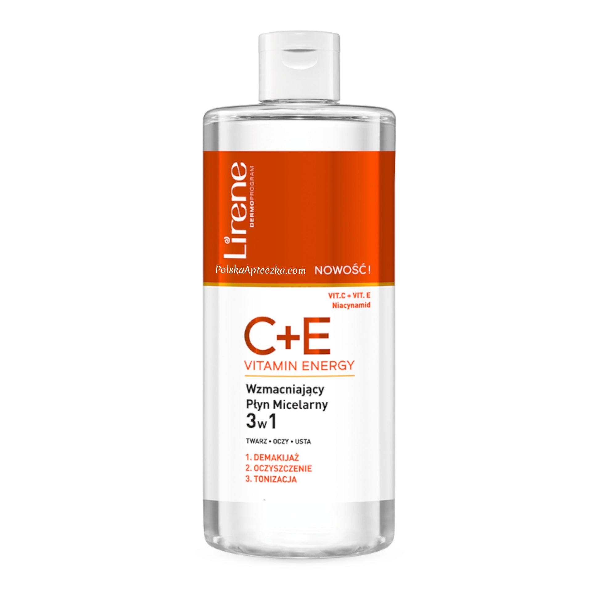 Lirene C+E Vitamin Energy Micellar Water 3-in-1&nbsp; 400ml