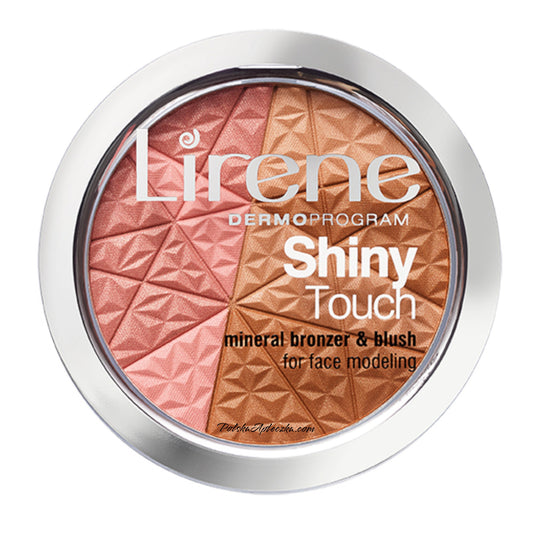 Lirene, City Matt, Shiny Touch mineralny bronzer z różem 9g