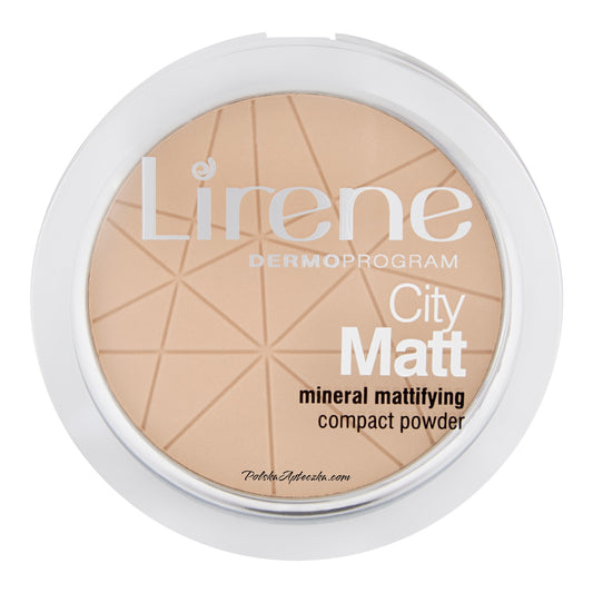 Lirene, City Matt, mineralny puder matujący 01 TRANSPARENT 9g