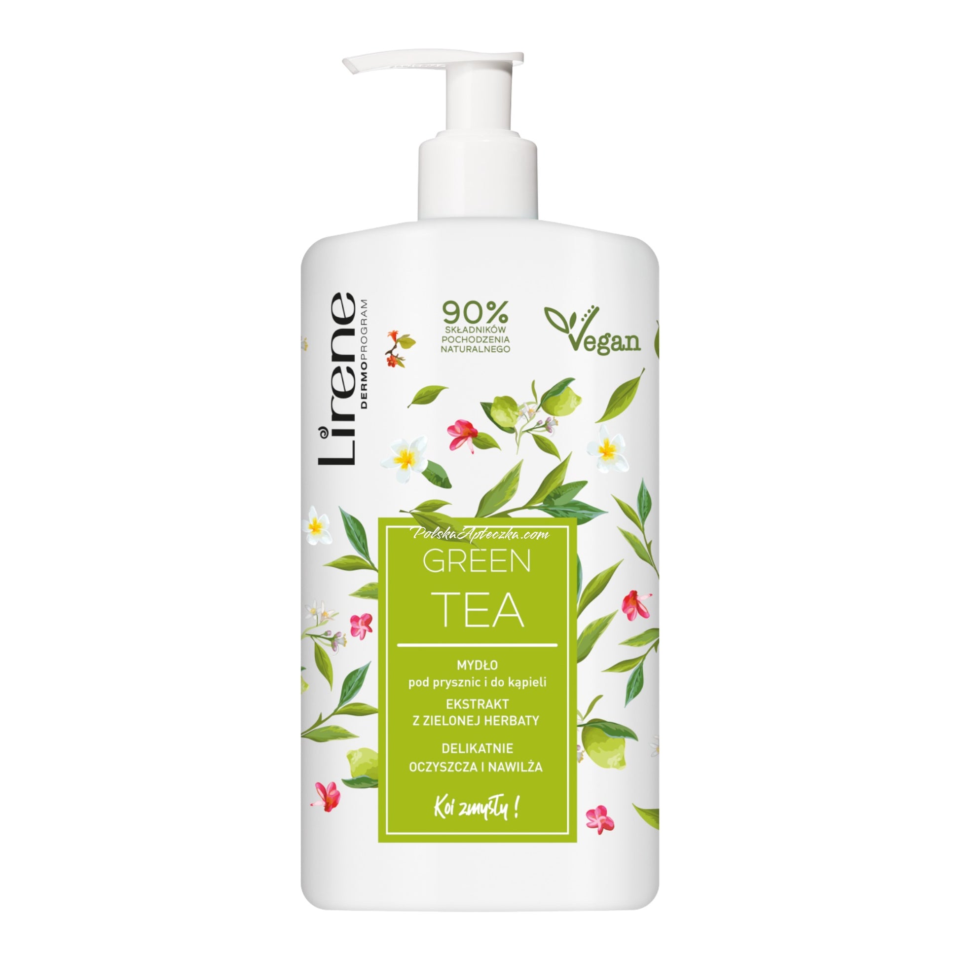 Lirene, Dermoprogram Mydło pod prysznic i do kąpieli GREEN TEA 500ml