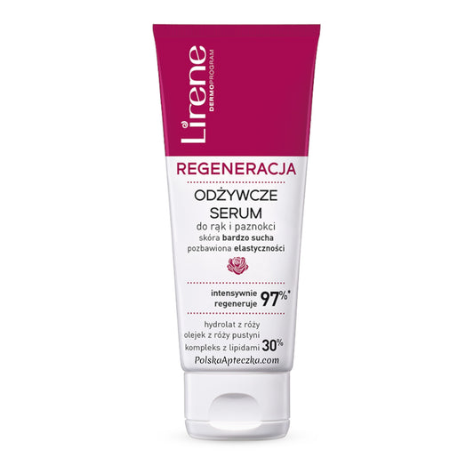 Lirene, Dermoprogram Vege RÓŻA Regeneracja odżywcze serum do rąk i paznokci 75ml