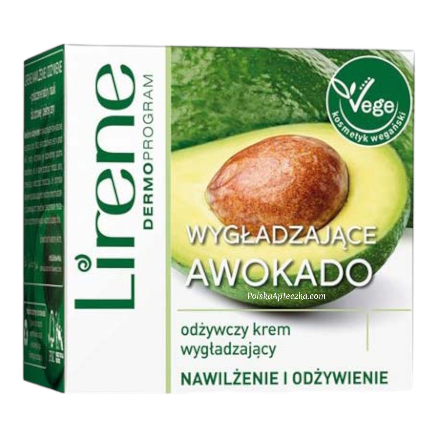 Lirene, Dermoprogram Vege wygładzające AWOKADO odżywczy krem wygładzający na dzień i noc 50ml