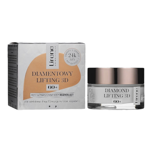 Lirene, Diamond Lifting 3D 60+ Anti-Wrinkle Regenerating Day and Night Cream