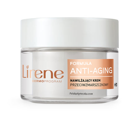 Lirene, Formuła Anti-Aging Nawilżający krem przeciwzmarszczkowy 50ml