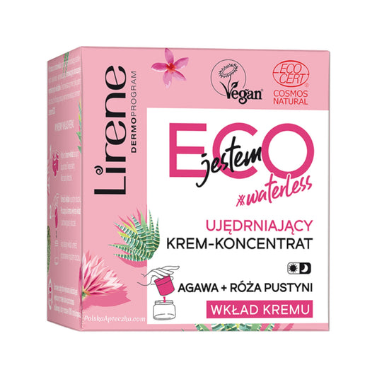 Lirene, Jestem Eco Krem-koncentrat ujędrniający agawa i róża pustyni 50ml