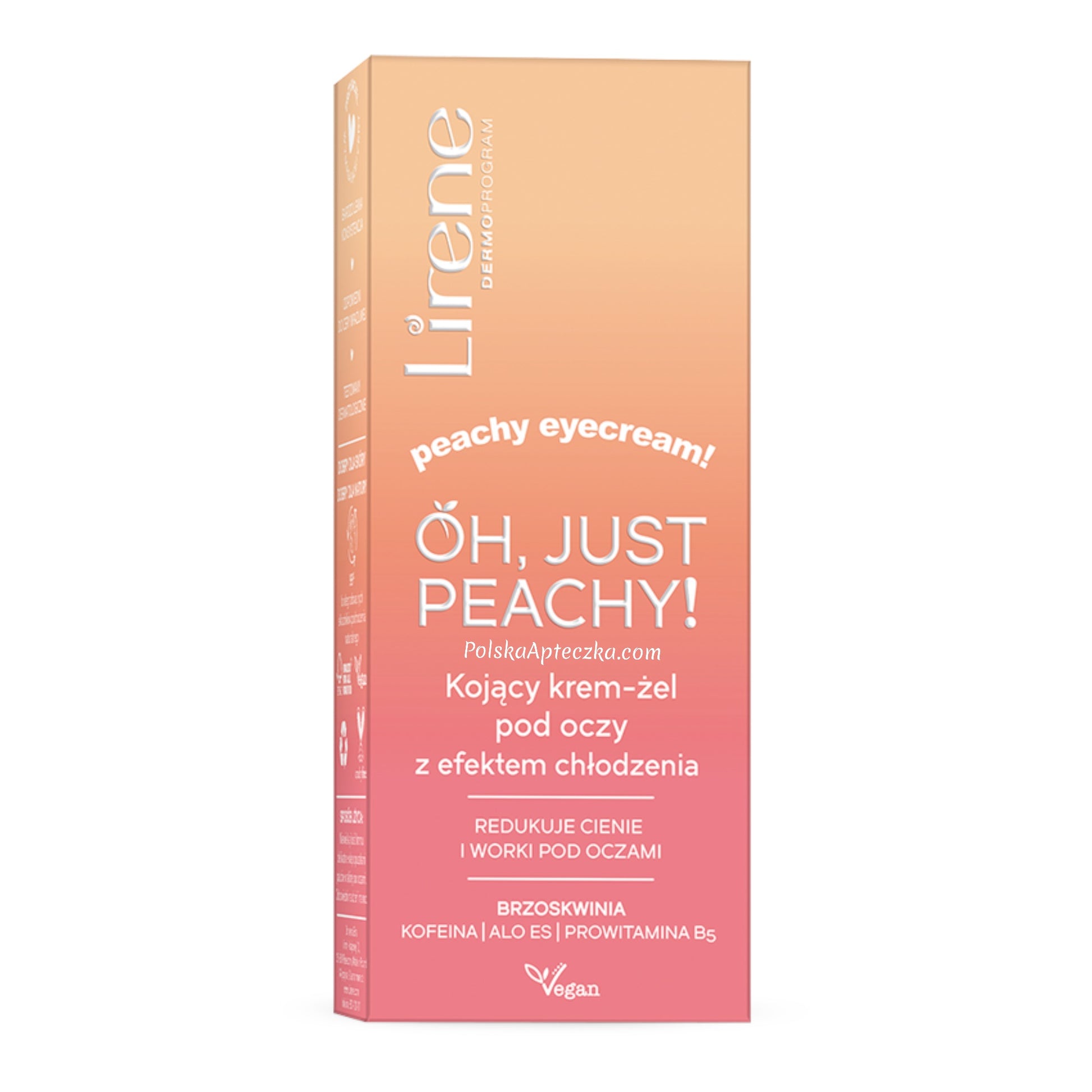 Lirene, OH Just Peachy Kojący krem-żel pod oczy z efektem chłodzenia15ml