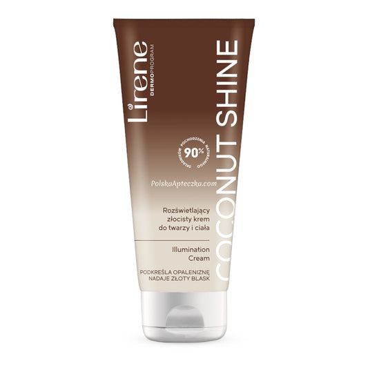 Lirene, Perfect Tan krem do twarzy rozświetlający złocisty krem 150ml