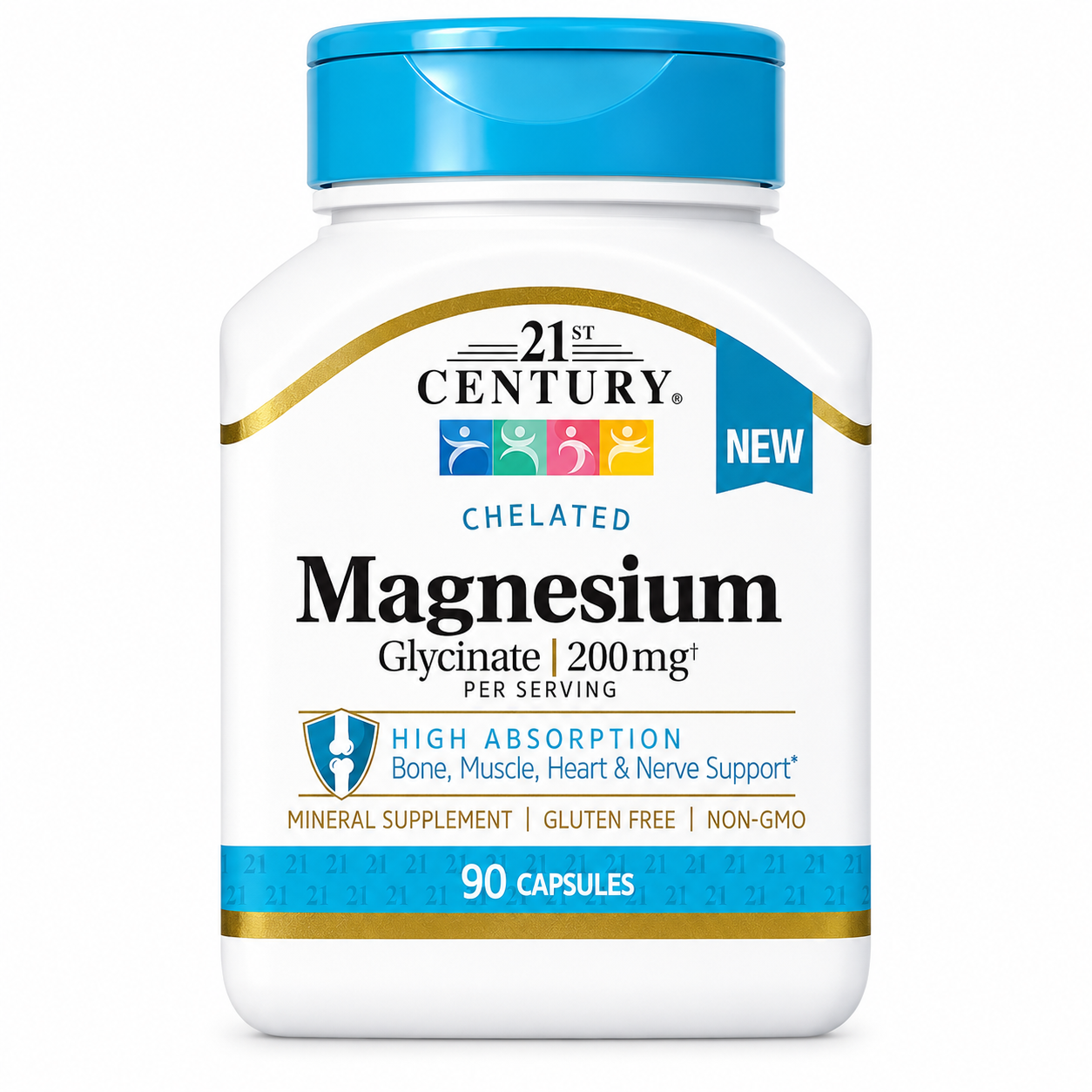 Magnesium Glycinate 200mg 90 Capsules