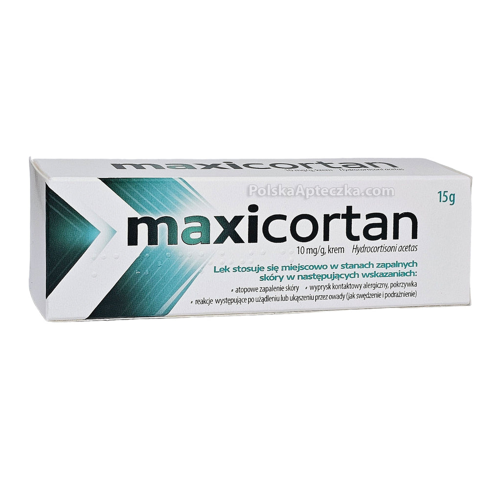 Maxicortan cream for itching and inflammation box