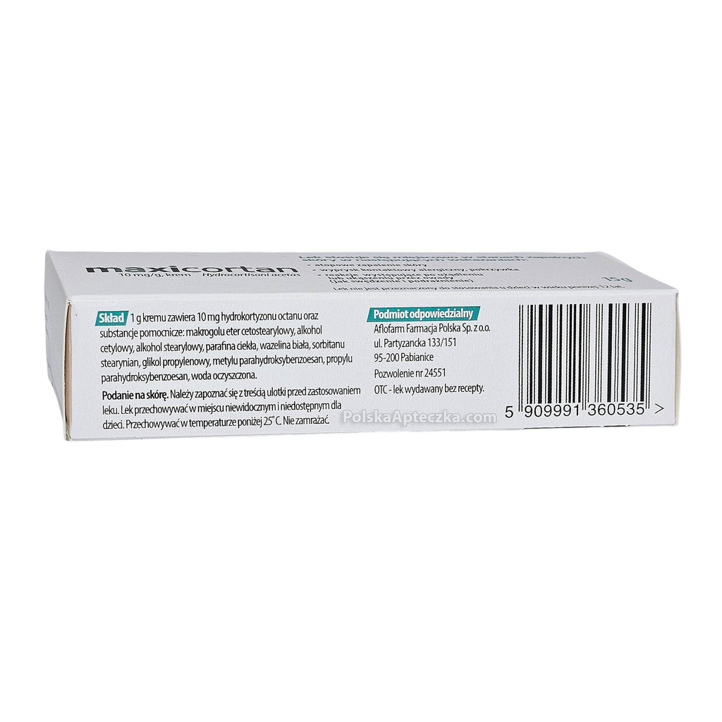 Maxicortan cream ingredients
