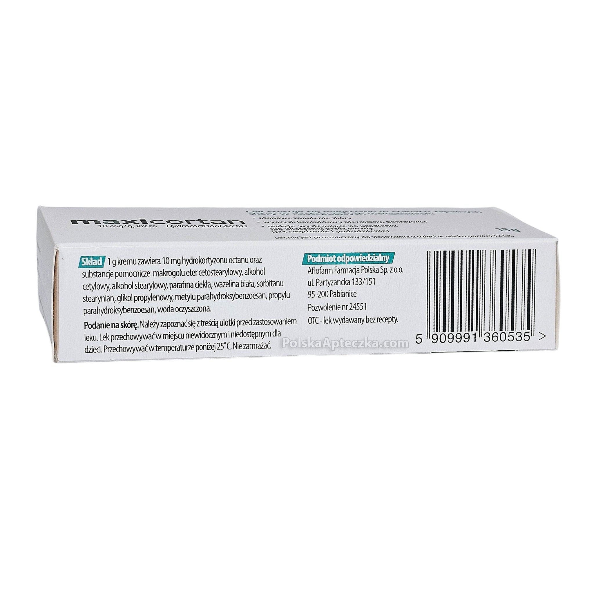 Maxicortan cream ingredients