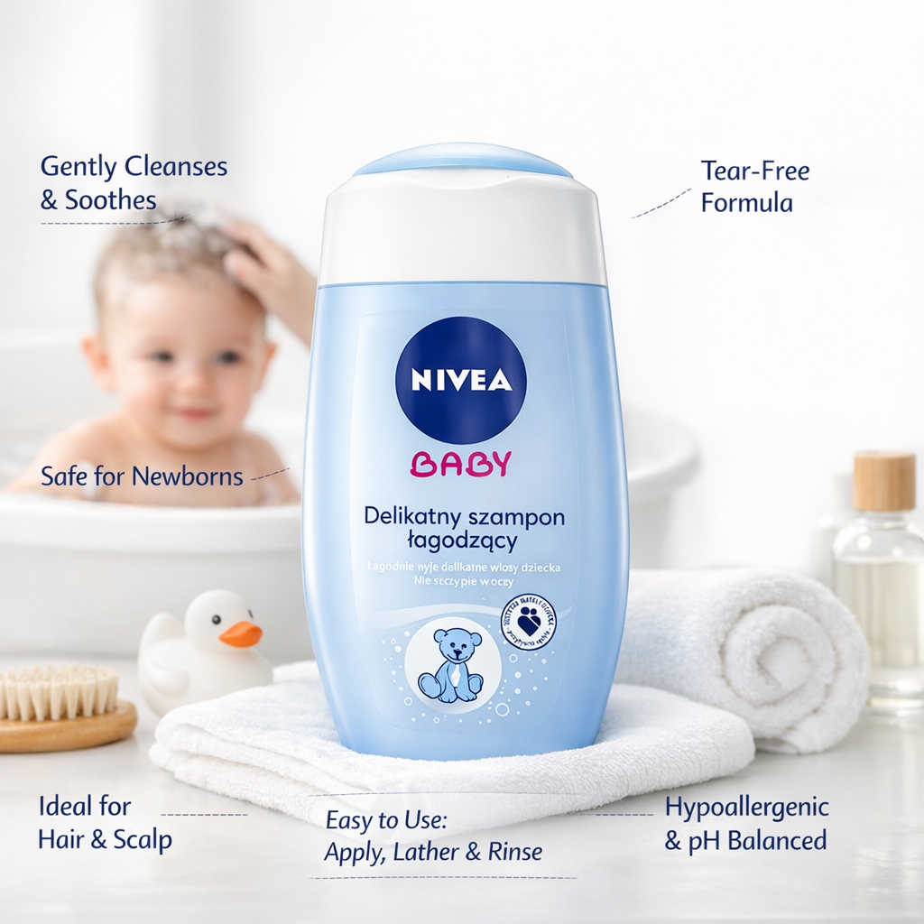 NIVEA Baby Soothing Shampoo 200ml Lifestyle Polska Apteczka