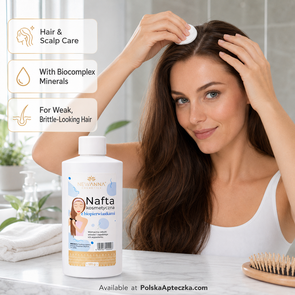 Nafta Kosmetyczna with Bioelements Hair Strengthening Oil 120g Lifestyle