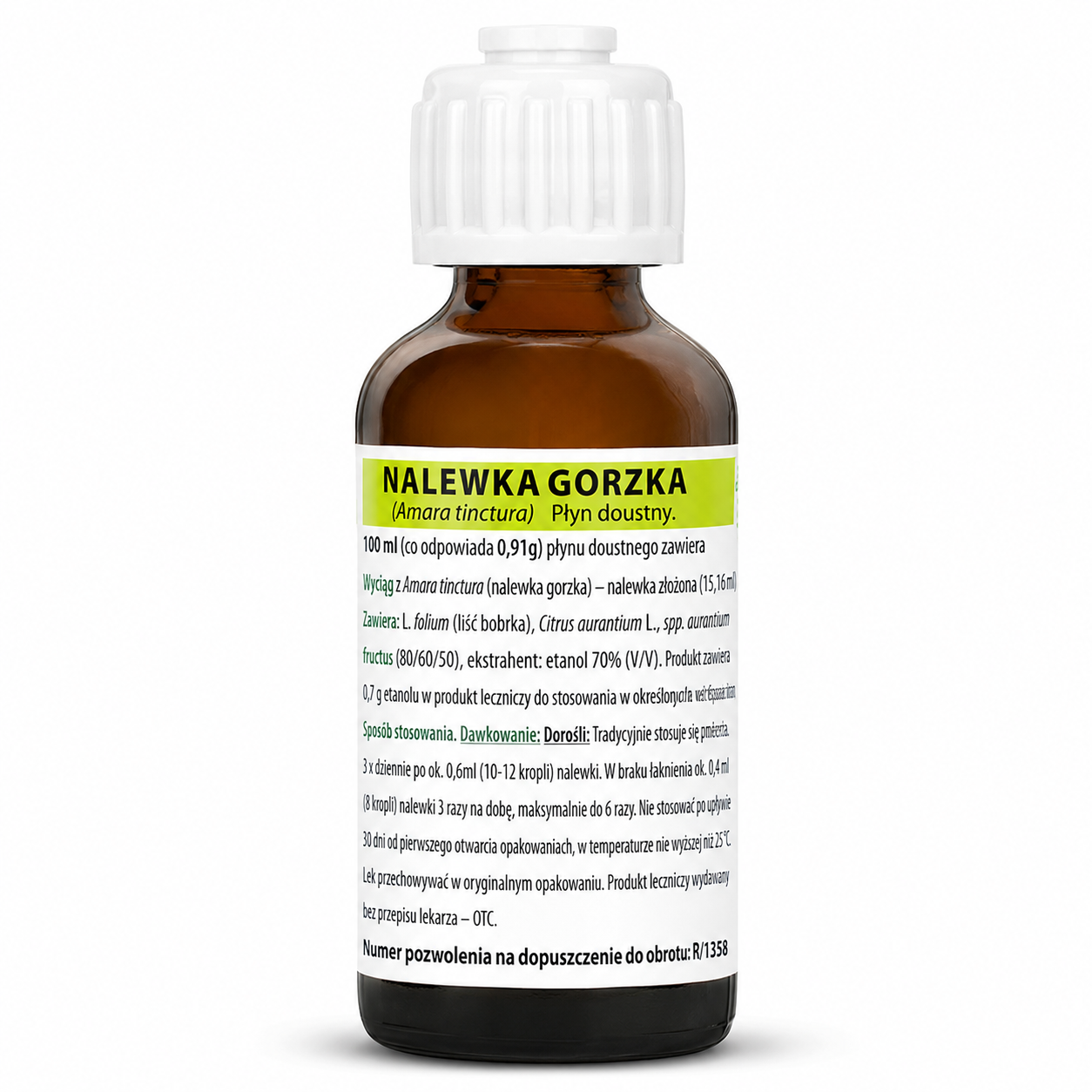 Nalewka Gorzka herbal bitter digestive oral liquid Polska Apteczka