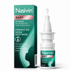 Nasivin Baby 0.01% Nasal Drops 5 ml For Infants 3+ Months Polska Apteczka