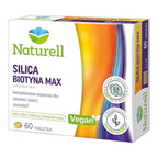 Naturell Silica Biotyna Max 60 Vegan Tablets for Hair, Skin and Nails