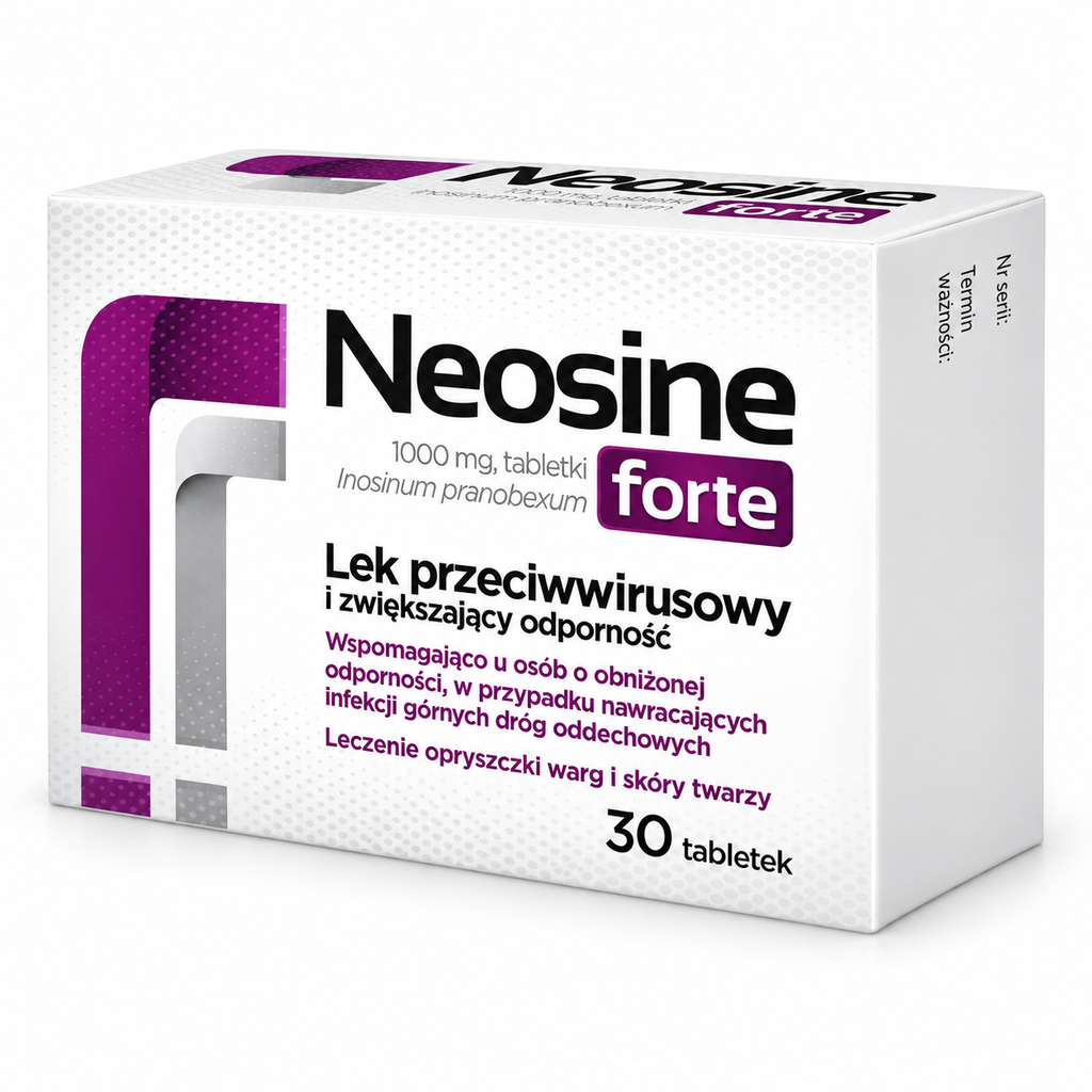 Neosine Forte 1000mg Inosine Pranobex Antiviral & Immune Support 30 Tablets