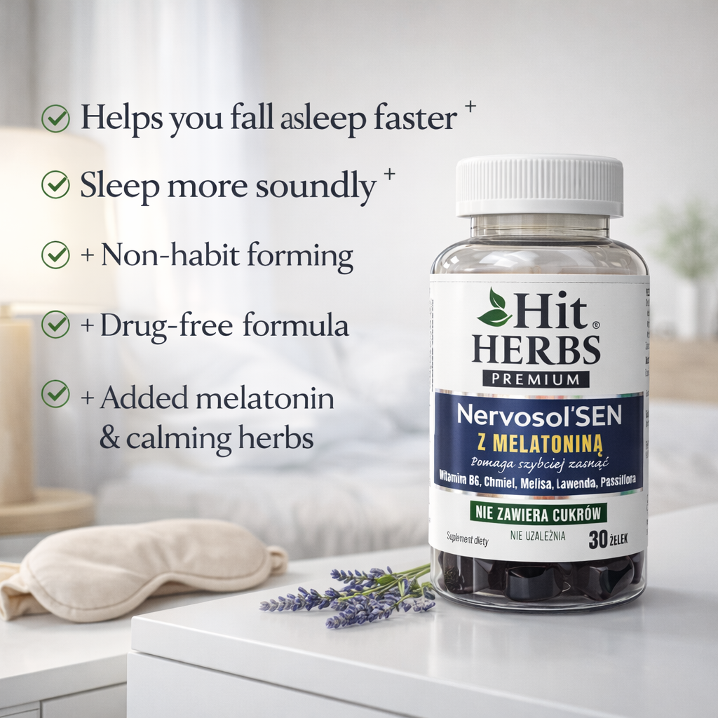 Nervosol SEN with Melatonin Gummies benefits