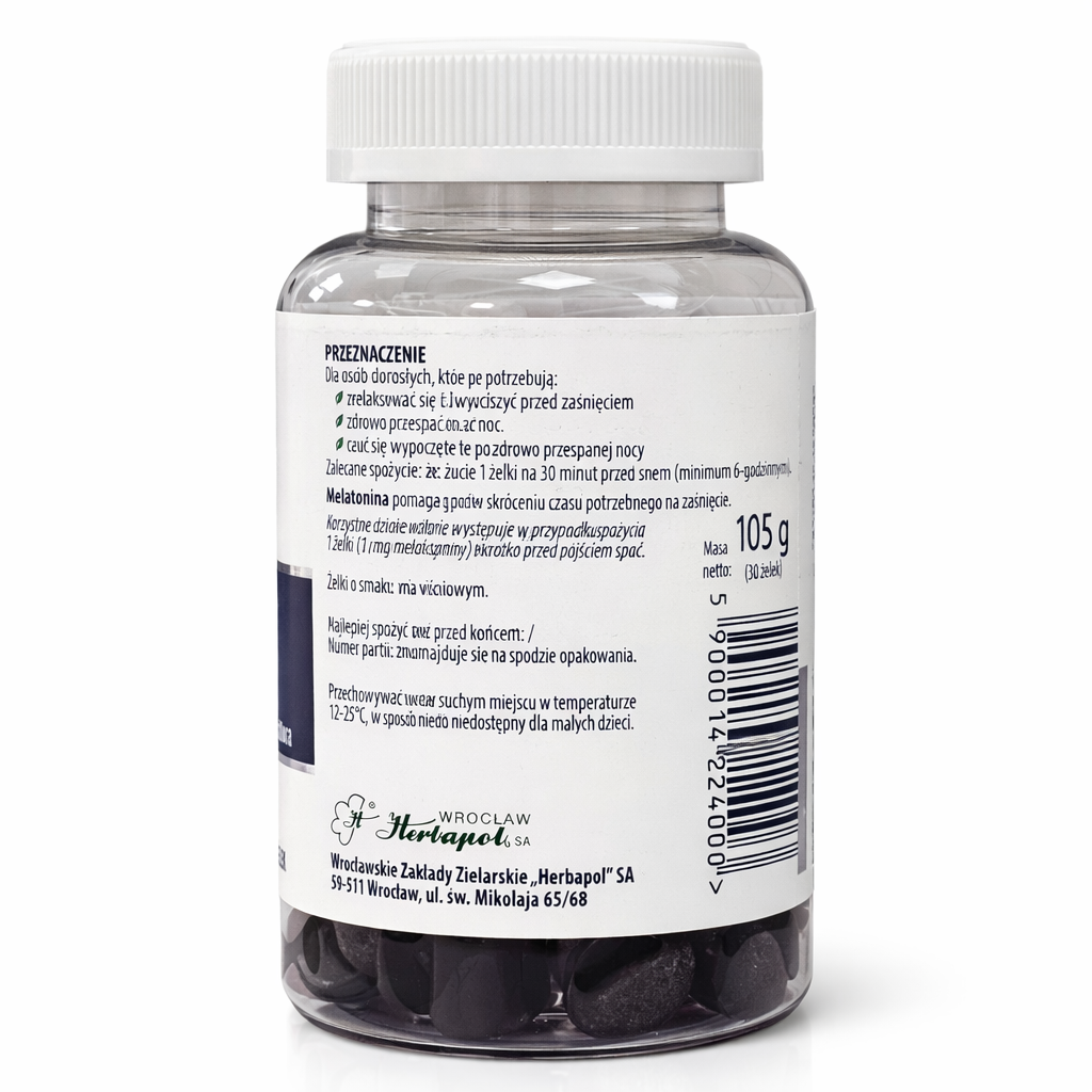 Nervosol SEN with Melatonin Gummies indictions