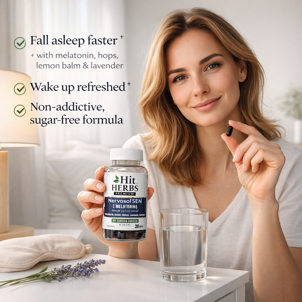 Nervosol SEN with Melatonin Gummies lifestyle