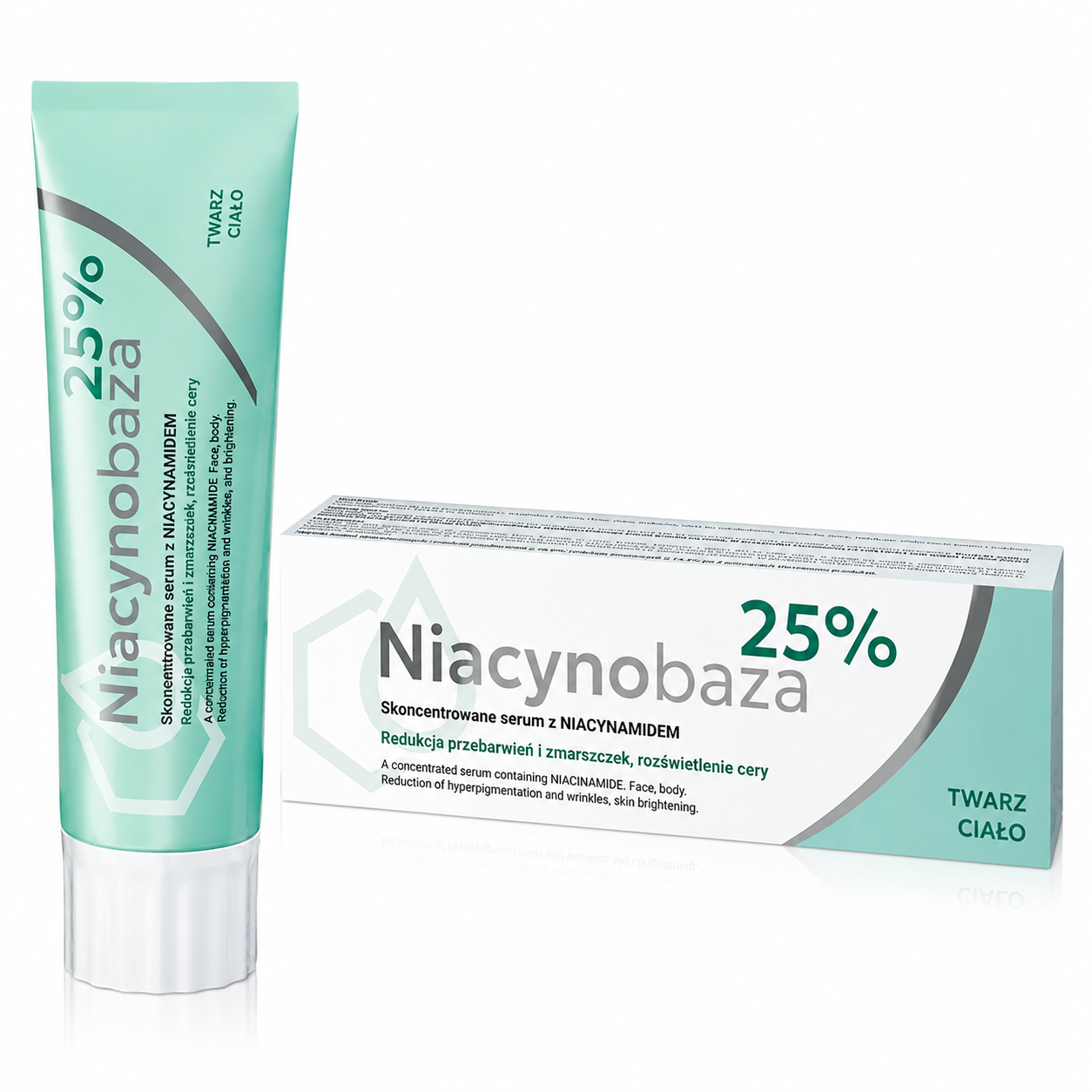 Niacynobaza 25% Niacinamide Concentrated Serum for Face & Body – Brightening Dark Spot and Wrinkle Care