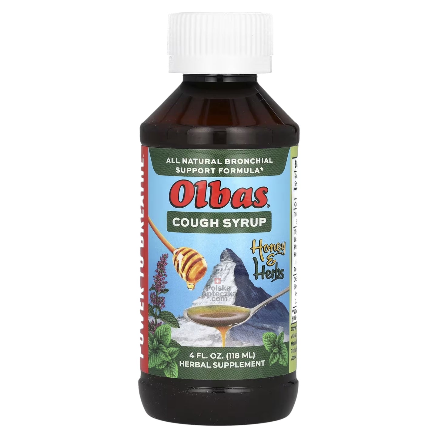 Olbas cough syrup packaging front