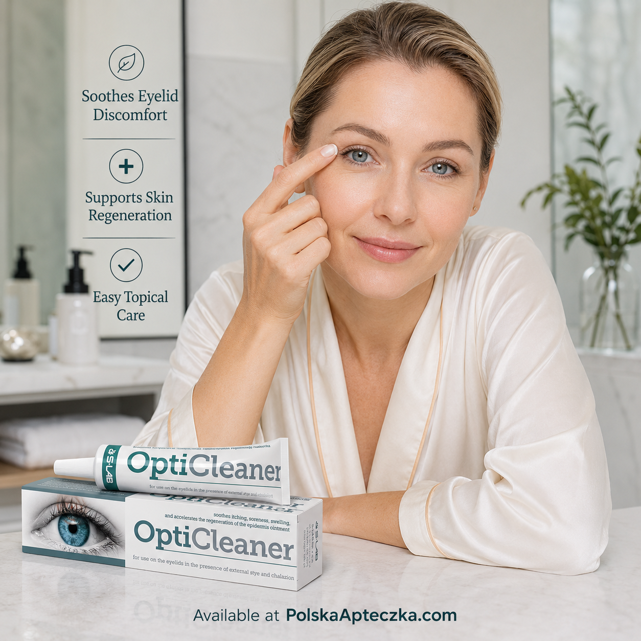 OptiCleaner Eyelid Ointment 15 g | Stye & Chalazion Care