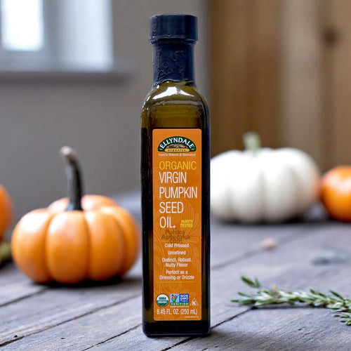 Organic Virgin Pumpkin Seed Oil 250ml – Cold Pressed | Ellyndale
