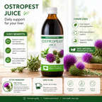 Ostropest Sok Alter Medica milk thistle juice liver detox supplement 500ml bottle Use