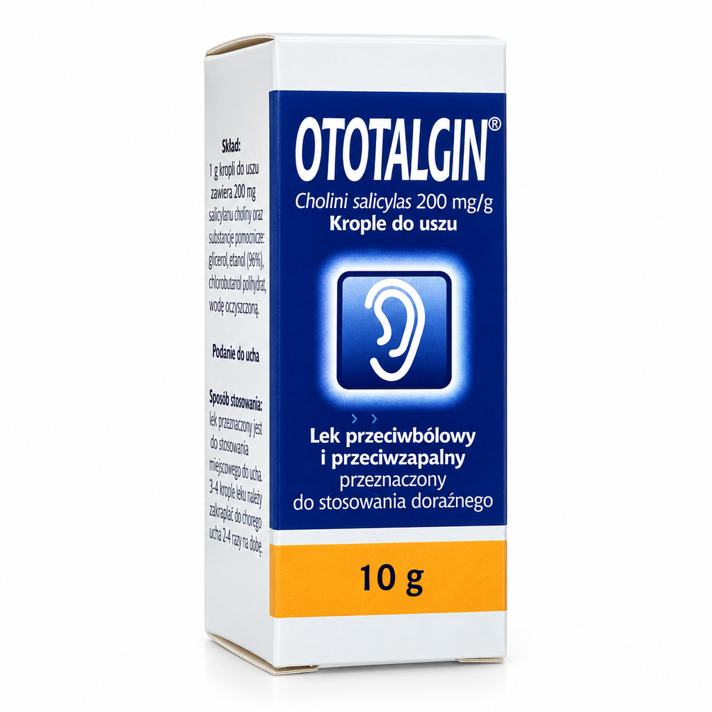 Ototalgin Ear Drops 200 mg/g Choline Salicylate 10 g