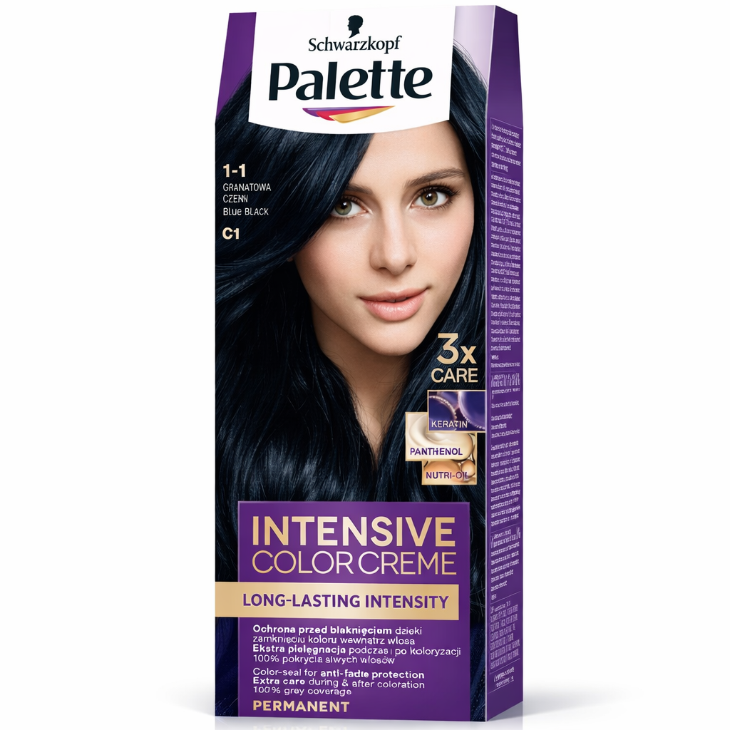 Palette Intensive Color Creme 1-1 Blue Black