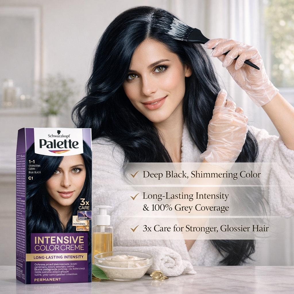 Palette Intensive Color Creme 1-1 Granatowa Czern