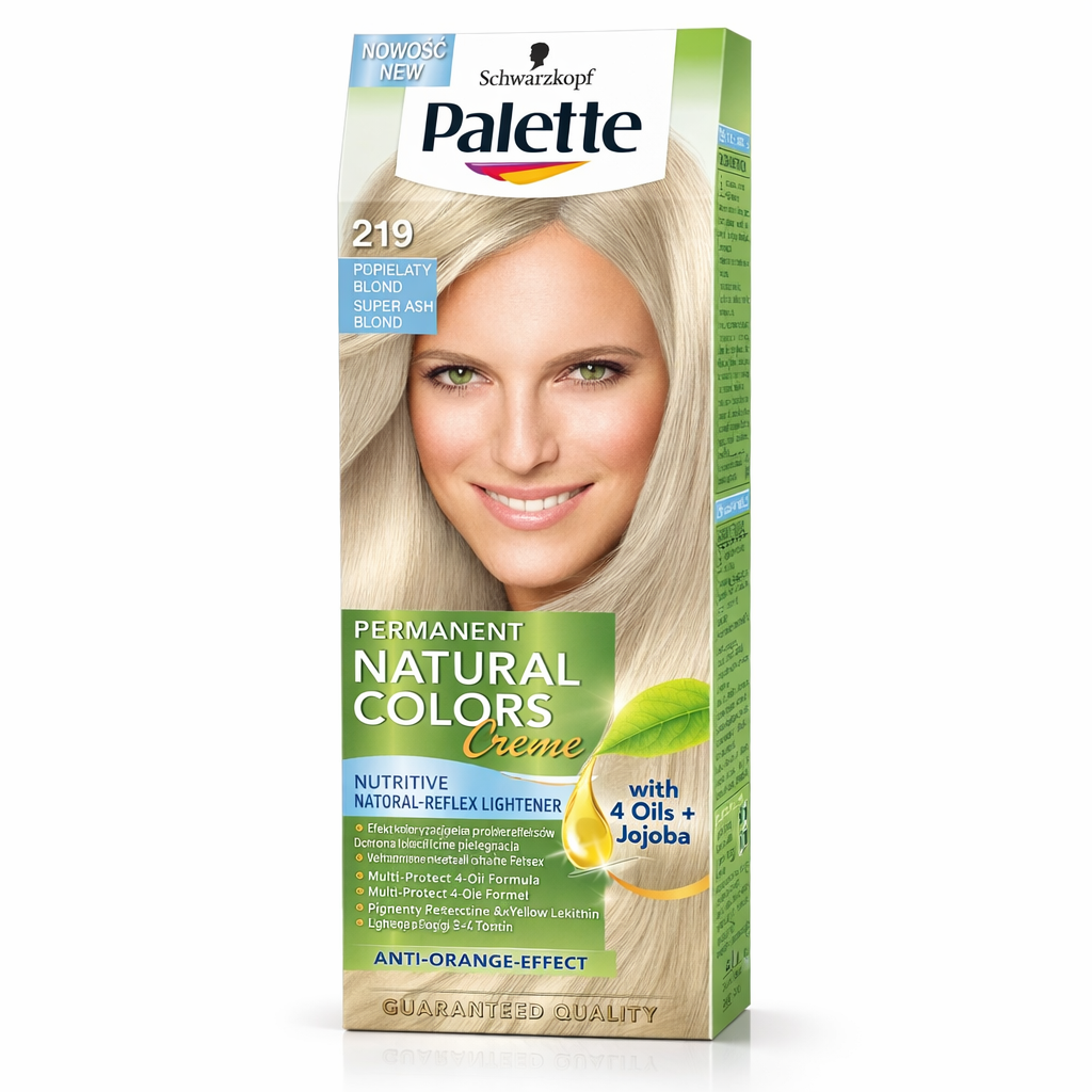 Palette Natural Colors Creme 219 Super Ash Blonde – Apteczka