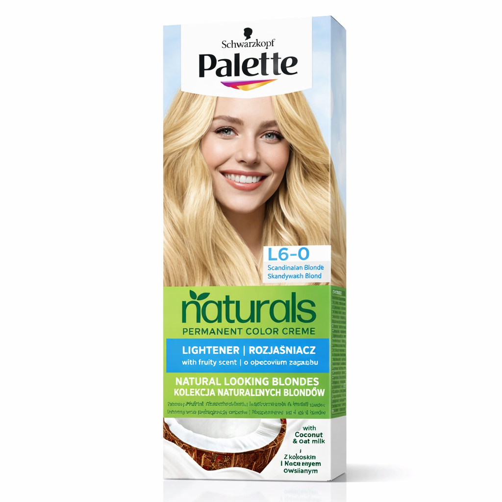 Palette Naturals Permanent Color Creme L6-0 Scandinavian Blonde No 100