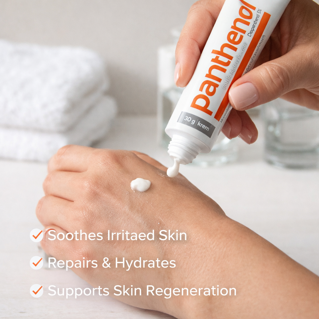 Panthenol 5% Cream with Dexpanthenol 30 g benefits