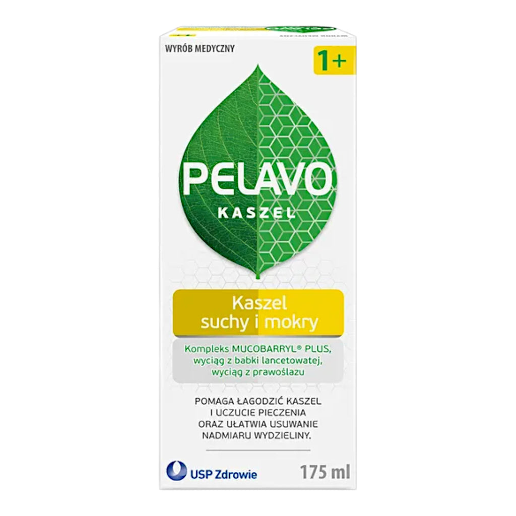 Pelavo Kaszel Dry &amp; Wet Cough Syrup 175ml