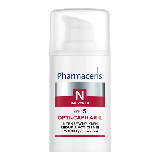 Pharmaceris N Opti-Capilaril, intensywny krem redukujący cienie i worki pod oczami, 15ml