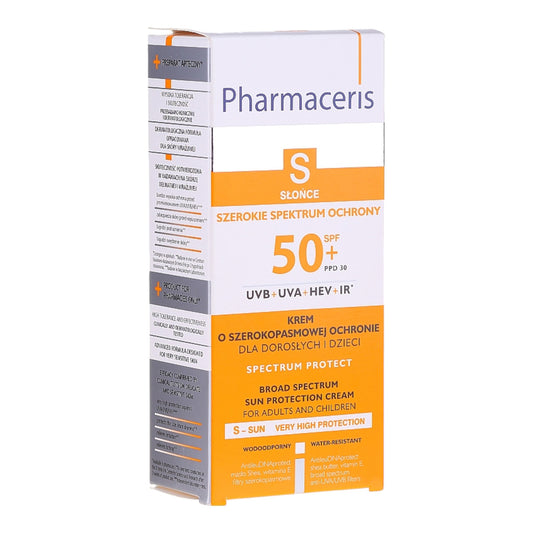 Pharmaceris S Spectrum Protect SPF 50+ sunscreen cream for adults and children – 50ml