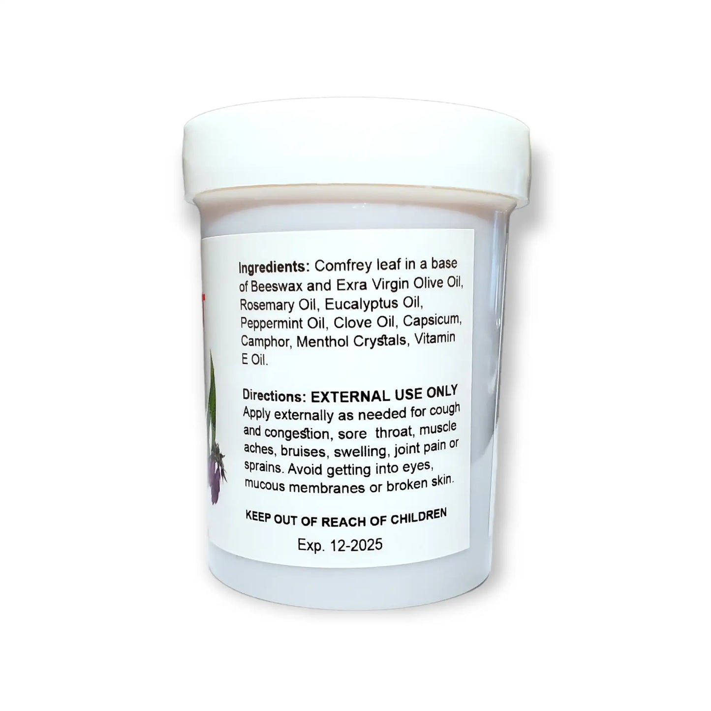 Żywokost Maść HOT – Warming Comfrey Ointment for Muscle & Joint Relief 4oz