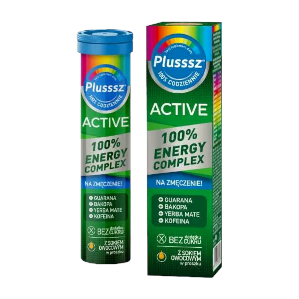 Plusssz Active Energy Complex 20 tabletek musujących - Apteczka | Proton Nutrition