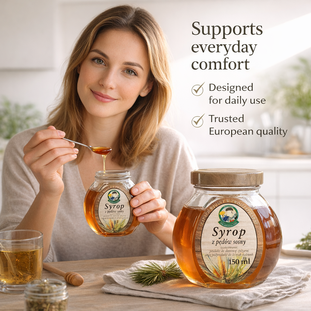 Pine Shoot Syrup | Syrop z Pędów Sosny 150ml benefits